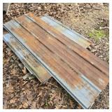 Pile of Rustic Sheet Metal