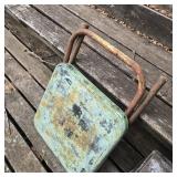 Rustic Table Top & Base w/ Toolbox