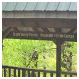Pair of Capps Valley / Hogscald Hollow Signs