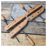 Pair of Craftsman 10" Wood Clamps
