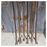 Lot of 5 Digging / Pry Bars