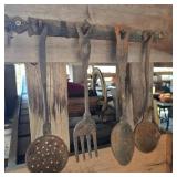 Wrought Iron Hanging Utensils