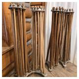 Four Collapsible Clothes Drying Racks