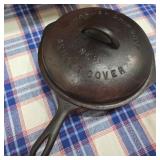 Wagner Ware #8 Skillet Cover & #8 1058 T Skillet
