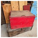 Table & Census Box w/ Wood