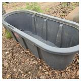 Black Plastic Stock Tank / Trough