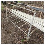 Metal Shelf Frame w/ Pipe & Paddle