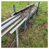 Blue Rolling Cart of Power Strips