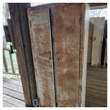 Rustic Jelly Cabinet of Jars w/ Pyrex