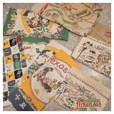 Vintage Arkansas / Western Embroidered Dish Towels