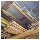 Lot of Tool / Broom Handles
