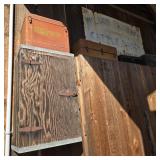 Rustic Custom Cabinet w/ Skil & Vintage Toolboxes