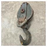 Large 4 Ton Lifting Pulley & Hook
