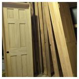 Set of 9 Six Panel Pine Doors