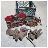 Crate of Vises w/ Clamping Kit