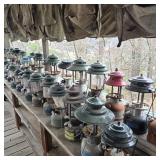 Lot of 33 Vintage Lanterns (Right Side)