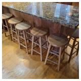 Set of Six Barstools