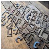 Lot #2 of 36 Small C Clamps in Red Bin