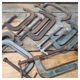 Bundle 1 of 9 Large C Clamps
