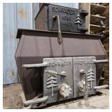 Schrader Fireplace Wood Stove w/ Home Baker