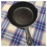 Unmarked "5A" 8" Cast Iron Skillet