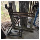 Rolling Table Base / Misc. Scaffolding Lot
