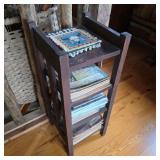 Rustic Shelf of Old Magazines w/ Field & Stream