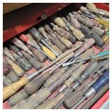 Wood Caddy of Screwdrivers