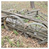 Set of Four Matching 27" Iron Wheels @ Entry