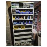 Steel Shelf Unit & Contents