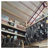 Contents of Corner: Belts & Toolboxes