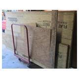 Rolling Cart of Sheet Wood ++