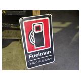 Metal Fuelman Two-Sided Sign