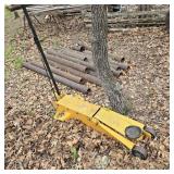 Large Yellow Hydraulic Floor Jack