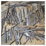 Lot of Chisels & Chisel Heads