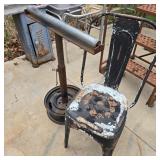 Industrial Chair & Roller