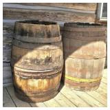 Pair of  Barrels (No top)