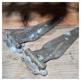 Large Brass Hinge Pair
