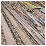 Large Lot of Steel Beams & Stock