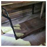 Industrial Platform Cart in Back Room