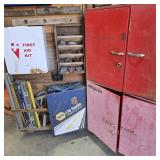 Contents of Doors w/ First Aid Box & Levels