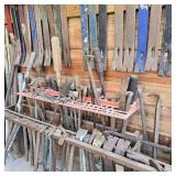 Lower Wall of Flatbars & Tools