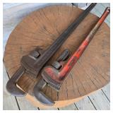 Pair of Rigid 36" Pipe Wrenches