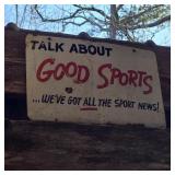 Retro "Good Sports" Metal Sign