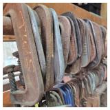 Upper Row of 48 C Clamps