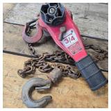 Coffing 3/4 Ton Lever Chain Hoist