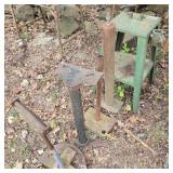 Lot of Metal Pedestal Stands w/ n