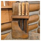 Old Hickory Knife Holder w/ Knives