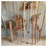 Bar Clamps, Railroad Iron, & Blacksmith