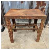 20" x 30" Thick Steel Work Table